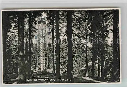 AK / Ansichtskarte Titisee Neustadt Hochfirst Aussichtsturm Kat. Titisee Neustadt