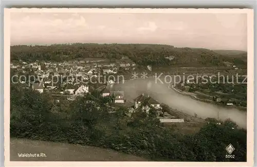 AK / Ansichtskarte Waldshut Tiengen Panorama am Rhein