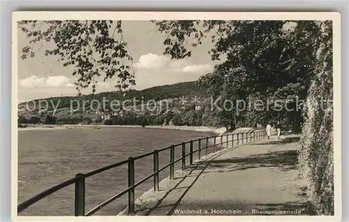 AK / Ansichtskarte Waldshut Tiengen Rheinpromenade