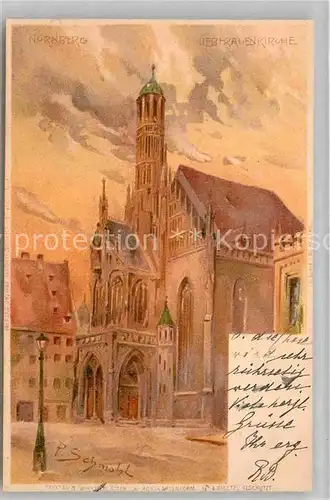 AK / Ansichtskarte Nuernberg Liebfrauenkirche Kat. Nuernberg