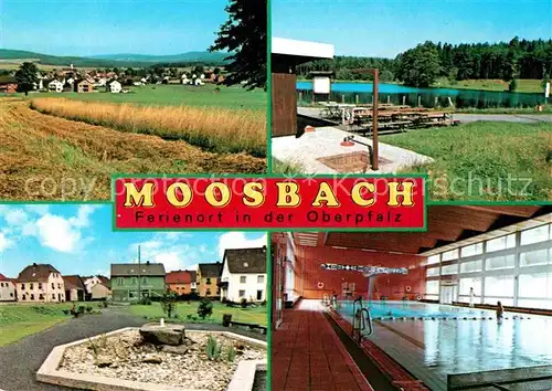 AK / Ansichtskarte Flossenbuerg Moosbach Hallenbad Freibad Panorama Kat. Flossenbuerg