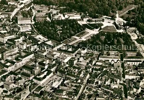 AK / Ansichtskarte Karlsruhe Baden Fliegeraufnahme