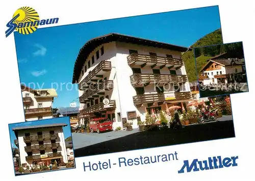 AK / Ansichtskarte Samnaun Dorf Hotel Muttler  Kat. Samnaun Dorf