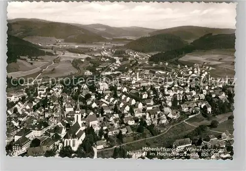 AK / Ansichtskarte Neustadt Schwarzwald Fliegeraufnahme