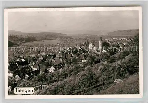 AK / Ansichtskarte Tiengen Waldshut Panorama mit Kirche Kat. Waldshut Tiengen