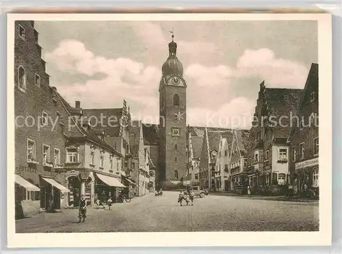 AK / Ansichtskarte Schwandorf Marktplatz Kat. Schwandorf