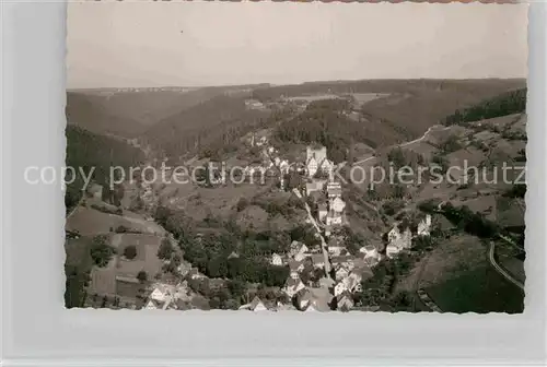 AK / Ansichtskarte Berneck Fichtelgebirge Fliegeraufnahme Kat. Bad Berneck