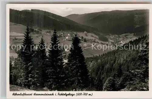 AK / Ansichtskarte Warmensteinach Panorama Kat. Warmensteinach Fichtelgebirge