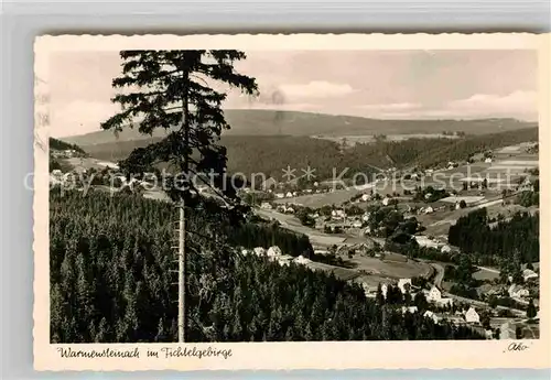 AK / Ansichtskarte Warmensteinach Panorama Kat. Warmensteinach Fichtelgebirge