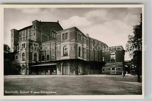 AK / Ansichtskarte Bayreuth Richard Wagner Festspielhaus Kat. Bayreuth