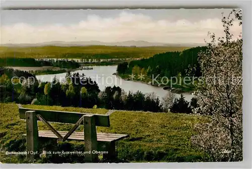 AK / Ansichtskarte Eschenbach Oberpfalz Russweiher Obersee Kat. Eschenbach i.d.OPf.