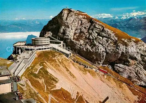 AK / Ansichtskarte Pilatus Kulm Hotel Bellevue Zahnradbahn Kat. Pilatus Kulm