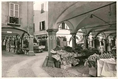 AK / Ansichtskarte Lugano Lago di Lugano Portici di Via Pessina