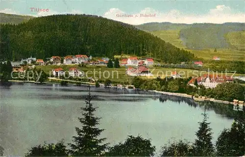 AK / Ansichtskarte Titisee Gasthaus zum Bahnhof Panorama Kat. Titisee Neustadt