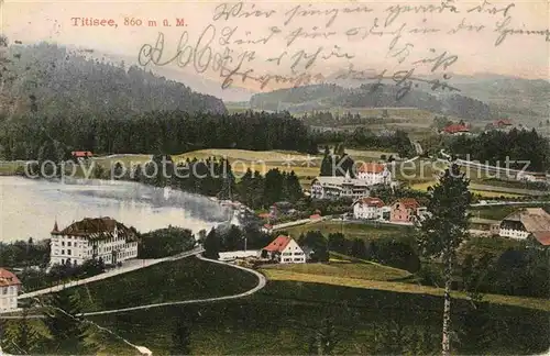 AK / Ansichtskarte Titisee Panorama Kat. Titisee Neustadt