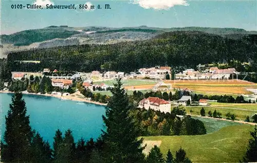 AK / Ansichtskarte Titisee Schwarzwald Panorama Kat. Titisee Neustadt