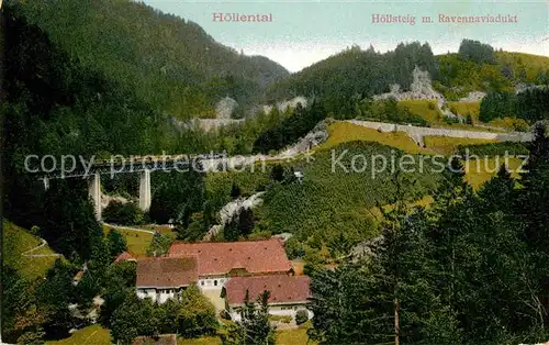 AK / Ansichtskarte Hoellsteig Hoellental Ravennaviadukt Kat. Hinterzarten