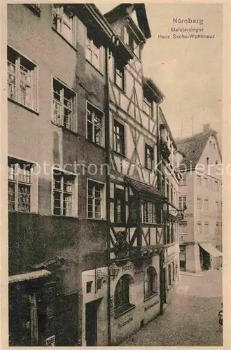 AK / Ansichtskarte Nuernberg Hans Sachs Wohnhaus Kat. Nuernberg