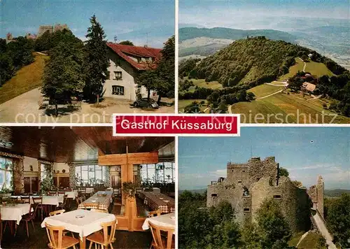 AK / Ansichtskarte Kuessaberg Ruine Kuessaburg  Gasthof  Kat. Kuessaberg