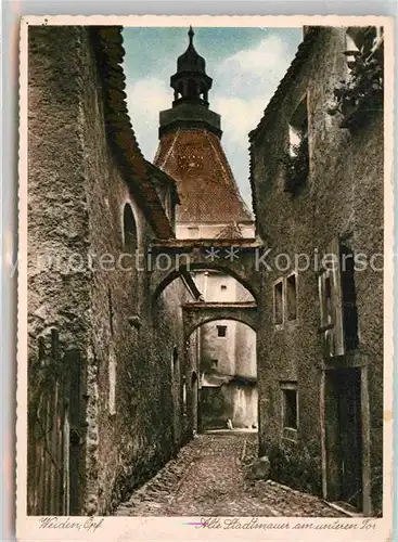 AK / Ansichtskarte Weiden Oberpfalz Stadtmauer Unteres Tor  Kat. Weiden i.d.OPf.