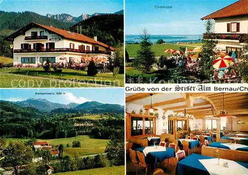 AK / Ansichtskarte Reit Aschau Chiemgau Berggasthof Seiseralm Chiemsee Kampenwand  Kat. Aschau Chiemgau