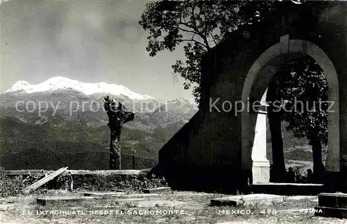 AK / Ansichtskarte Mexico Il Ixtaccihuatl desde el Sacromonte volcano Vulkan Kat. Mexiko