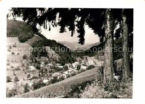 AK / Ansichtskarte Muehlenbach Baden Panorama Luftkurort im Schwarzwald Kat. Muehlenbach