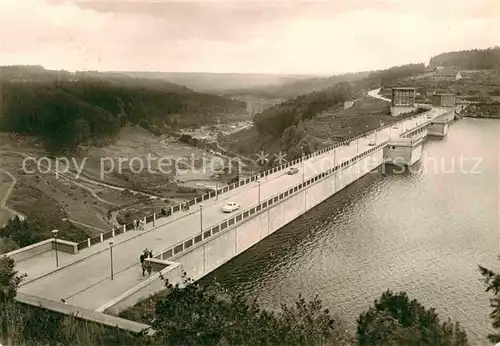 AK / Ansichtskarte Rappbodetalsperre Sperrmauer Stausee Kat. Hasselfelde