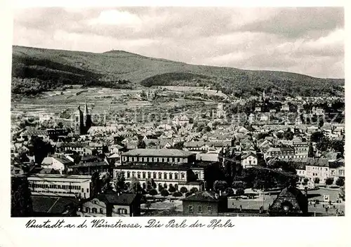 AK / Ansichtskarte Neustadt Weinstrasse Panorama Blick ueber die Stadt Perle der Pfalz Kat. Neustadt an der Weinstr.