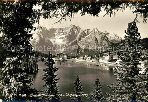 AK / Ansichtskarte Lago di Misurina Il Sorapis Kat. Italien