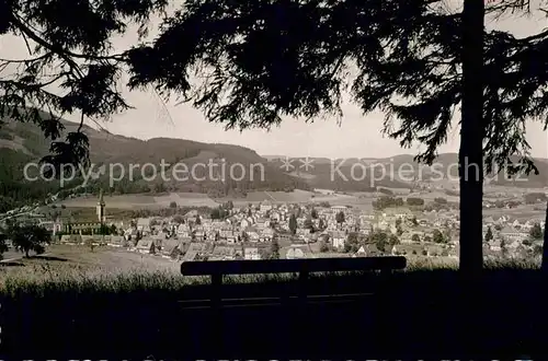 AK / Ansichtskarte Neustadt Schwarzwald Panorama Kirche