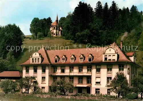 AK / Ansichtskarte Elzach Krankenhaus Kirche Kat. Elzach