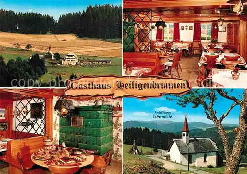 AK / Ansichtskarte Titisee Gasthaus Heiligenbrunnen Kapelle Feldberg Kat. Titisee Neustadt