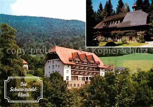 AK / Ansichtskarte Glottertal Kurklinik Gotterbad Schwarzwaldklinik  Kat. Glottertal Schwarzwald