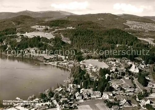 AK / Ansichtskarte Titisee Fliegeraufnahme Panorama Kat. Titisee Neustadt