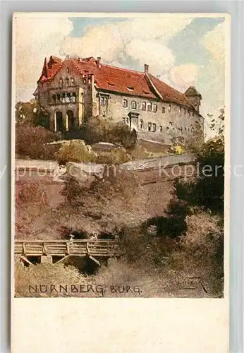 AK / Ansichtskarte Nuernberg Burg Kat. Nuernberg