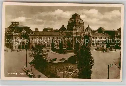 AK / Ansichtskarte Nuernberg Hauptbahnhof Kat. Nuernberg