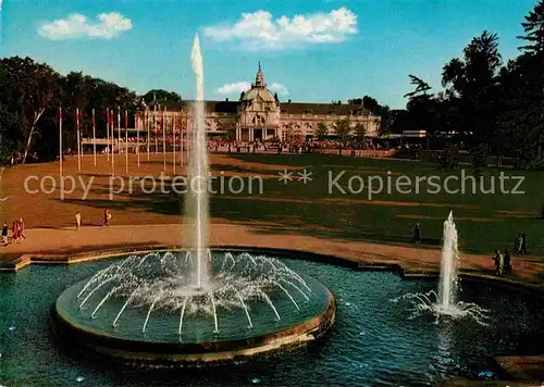 AK / Ansichtskarte Bad Oeynhausen Wasserspiele Kurhaus Kat. Bad Oeynhausen