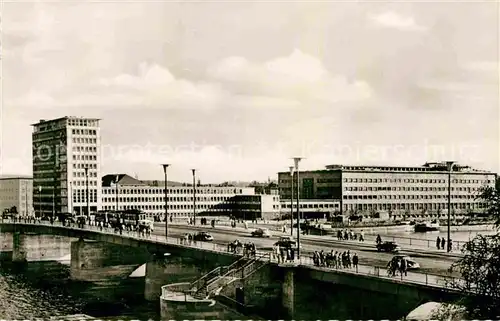 AK / Ansichtskarte Frankfurt Main Friedensbruecke Kat. Frankfurt am Main