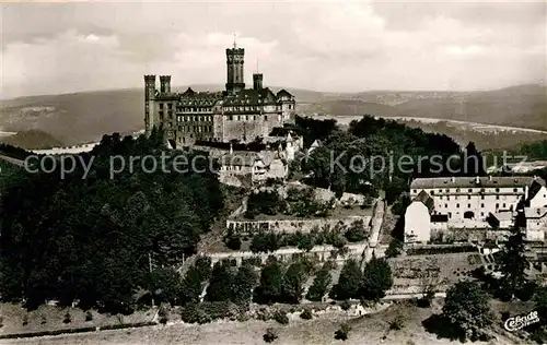 AK / Ansichtskarte Balduinstein Schloss Schaumburg Fliegeraufnahme Kat. Balduinstein