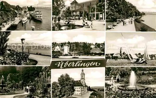 AK / Ansichtskarte ueberlingen Bodensee Promenade Brunnen Park Kat. ueberlingen