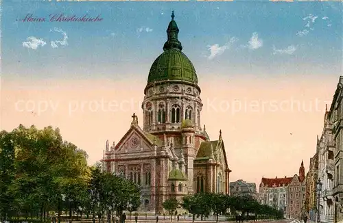 AK / Ansichtskarte Mainz Rhein Christuskirche 