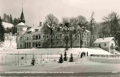 AK / Ansichtskarte Semmering Niederoesterreich Schloss Sommerau Kat. Semmering