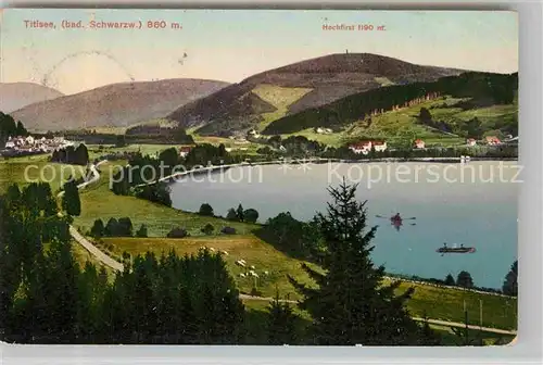 AK / Ansichtskarte Titisee Hochfirst Panorama Kat. Titisee Neustadt