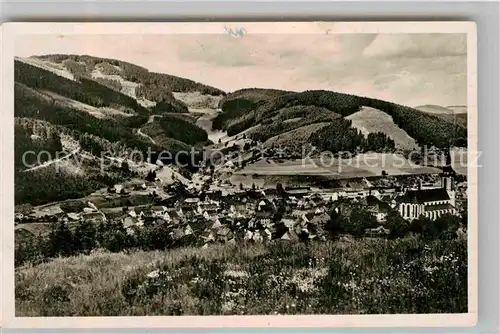 AK / Ansichtskarte Neustadt Schwarzwald Panorama Muenster