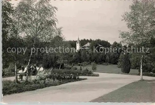 AK / Ansichtskarte Titisee Kurpark Kat. Titisee Neustadt