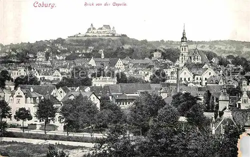 AK / Ansichtskarte Coburg Veste Kirche Panorama von der Kapelle Kat. Coburg