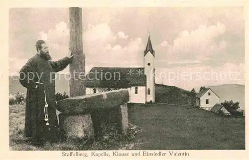 AK / Ansichtskarte Staffelberg Kapelle Klause Einsiedler Valentin Kat. Bad Staffelstein