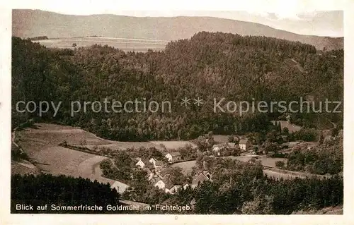 AK / Ansichtskarte Goldmuehl Fichtelgebirge Panorama Kat. Bad Berneck i.Fichtelgeb.