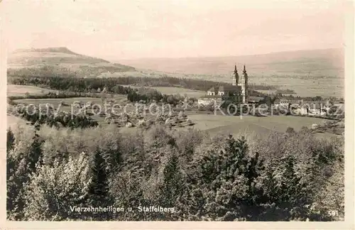 AK / Ansichtskarte Vierzehnheiligen Kloster Kat. Bad Staffelstein